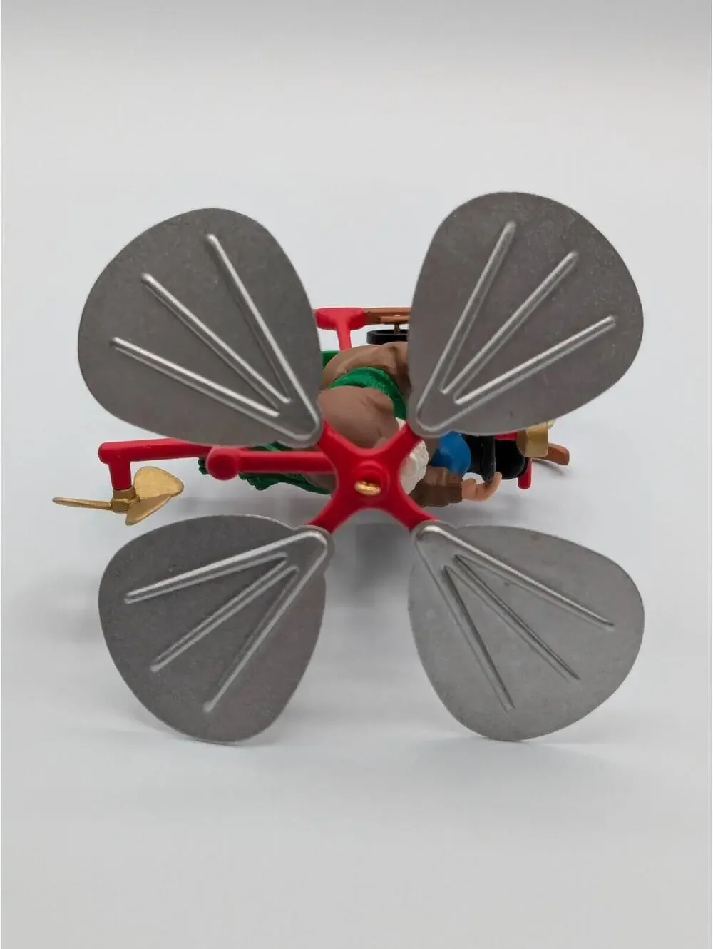 Hallmark Keepsake Santa's Flying Machine 1998, Handcrafted Ornament, Tin, NEW